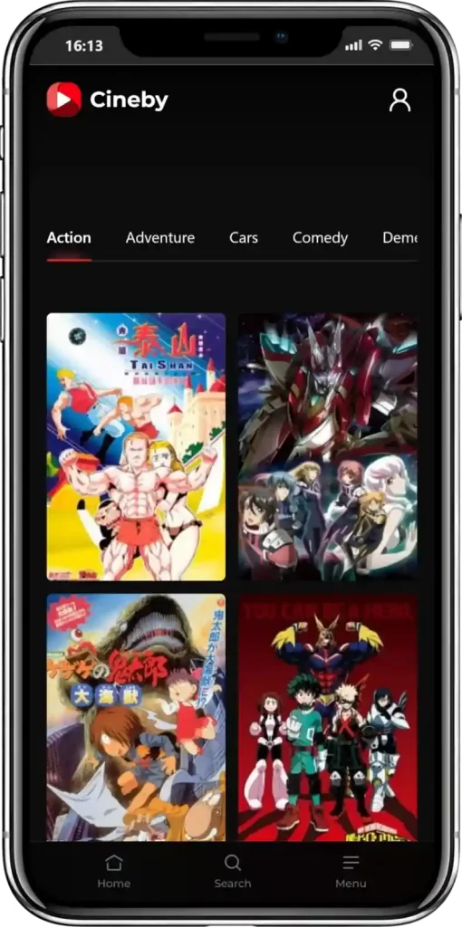 Action Anime on Cineby App