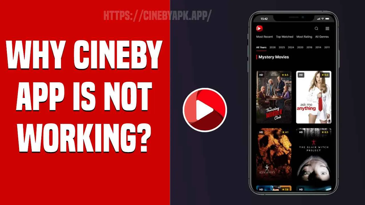 Cineby APK APP Not Working