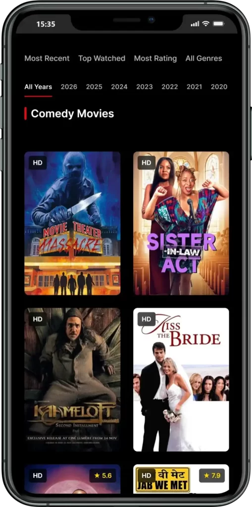 Comedy Movies CineBy APP