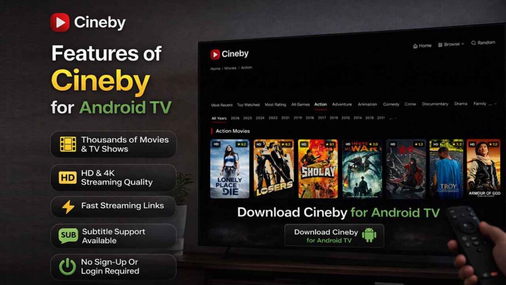 Download Cineby Android TV