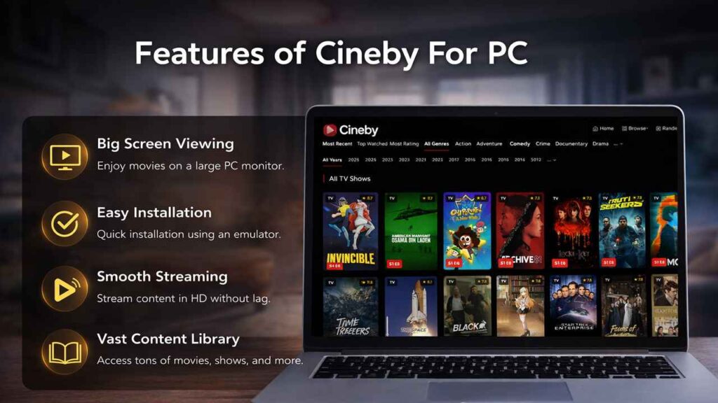 Feature of Cineby