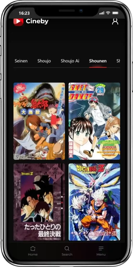 Shounen Anime on Cine By 